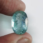 7.42/CT Natural Colombian Panna Stone With Govt. Lab Certificate (12210)